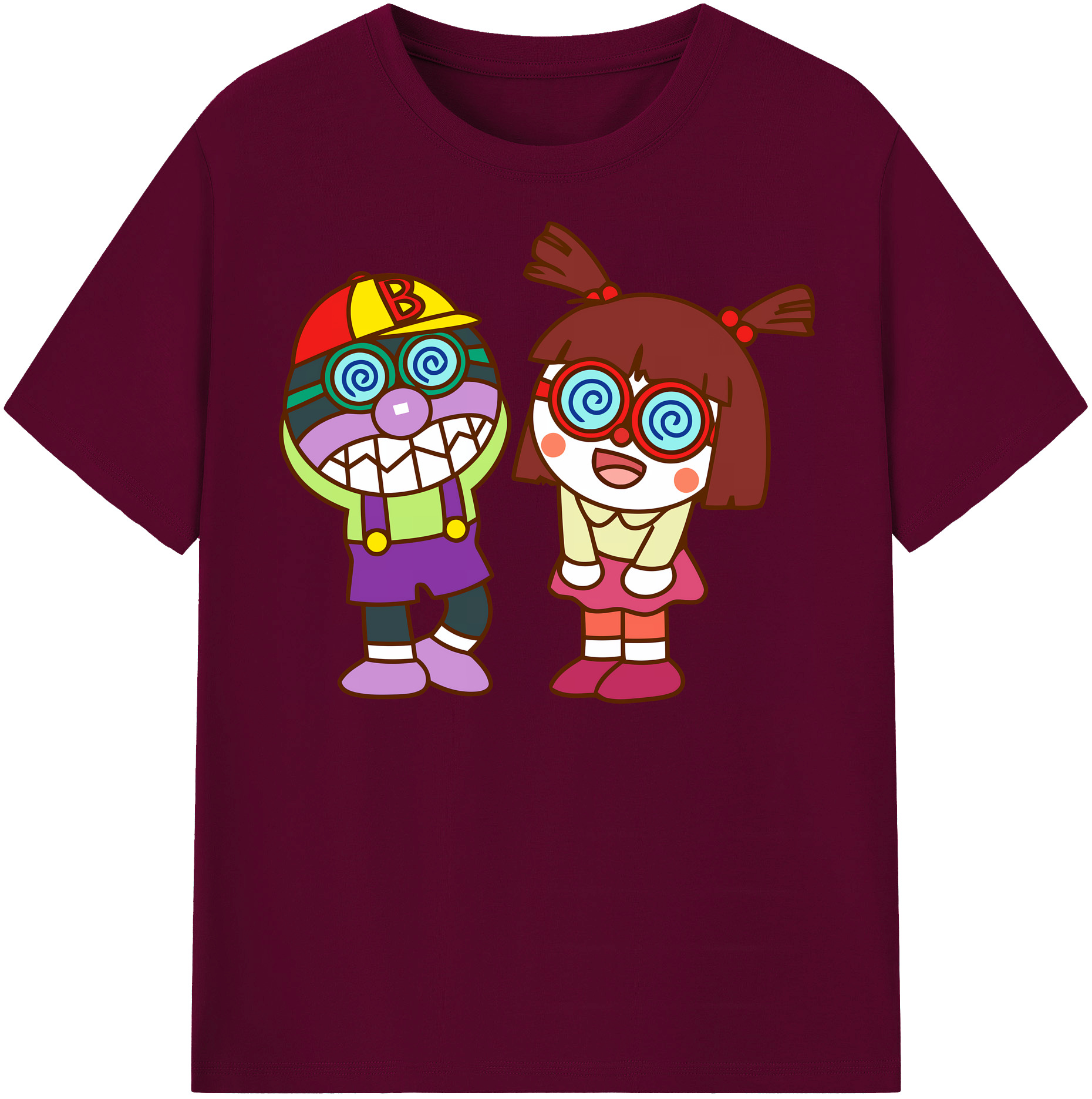 （画像用） アンパンマン Anpanman レディースカジュアルプリントTシャツ（綿100％）